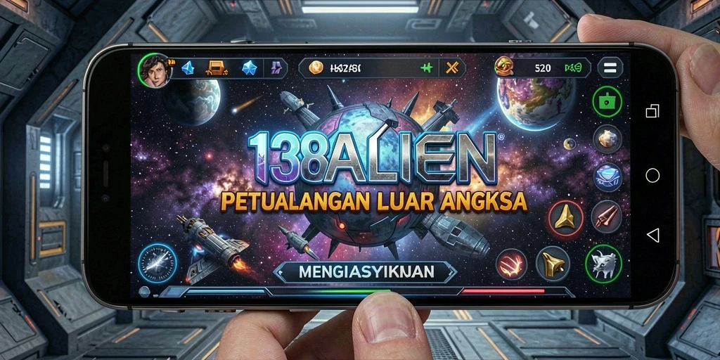 Tampilan gameplay 138ALIEN yang mengasyikkan di luar angkasa.