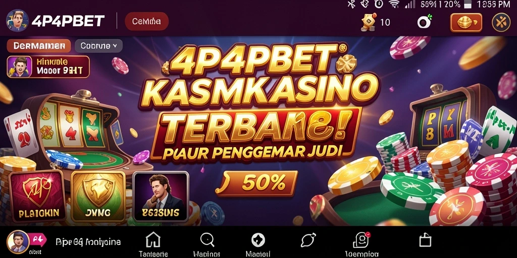 Tampilan olahraga dan permainan seru di 4P4PBET.