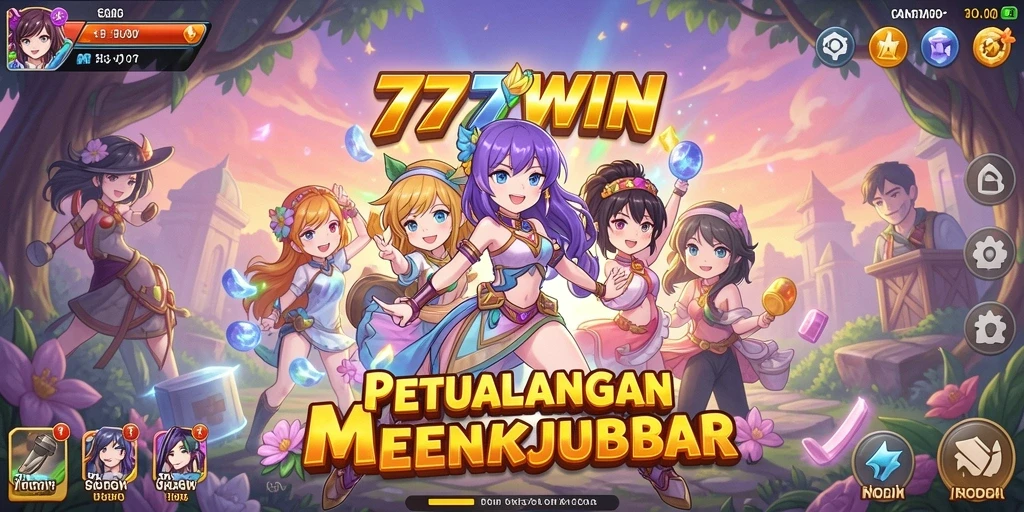 Gameplay mengasyikkan dalam dunia anime yang penuh warna.