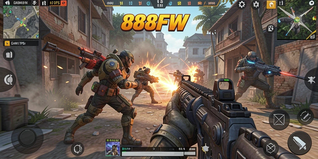 Gameplay TPS yang intens dan mendebarkan di 888FW.