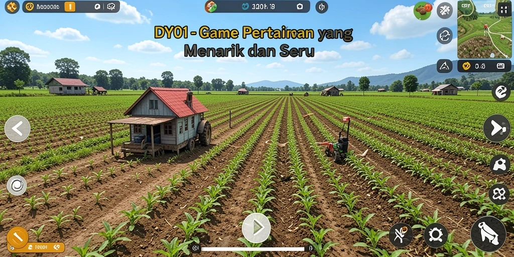 Gameplay menarik dari DY01 saat bercocok tanam dan merawat tanaman.