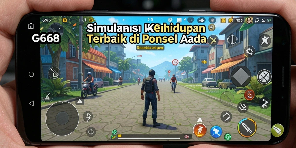 Tampilan gameplay G668 dengan grafis yang menawan dan karakter yang hidup.