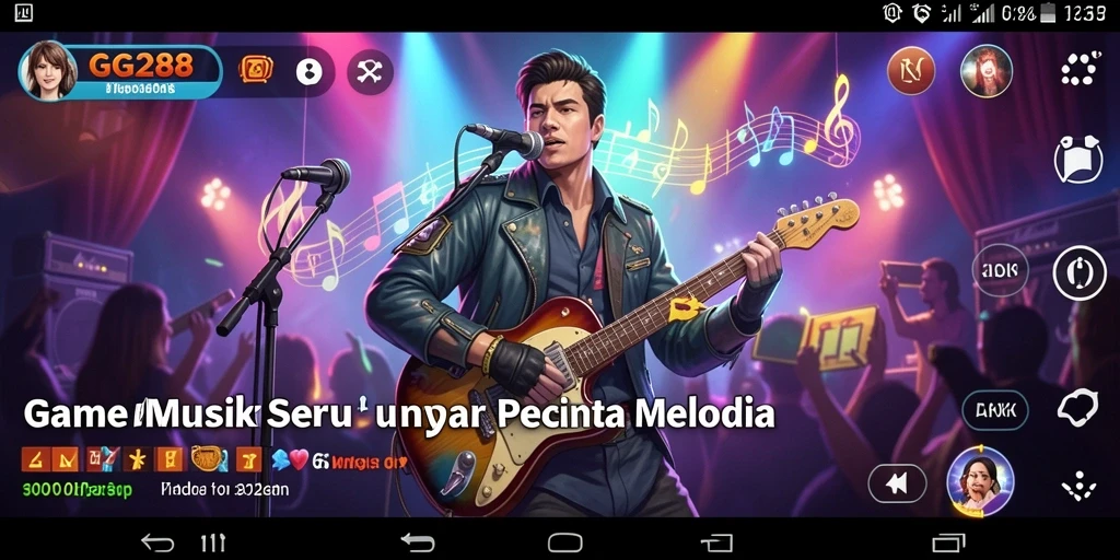 Screenshot GG288 menampilkan gameplay seru dengan berbagai lagu dan tantangan menarik.