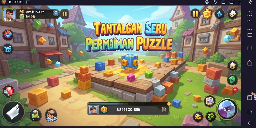 Tangkapan layar HOKI8815 yang menampilkan gameplay teka-teki yang menantang.