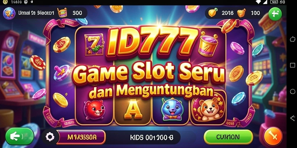 Tampilan gameplay slot ID777 yang menarik dan seru.