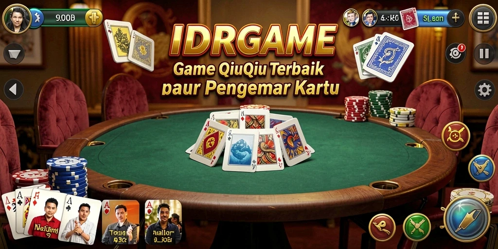 Tampilan gameplay QiuQiu yang seru dan menarik di IDRGAME.