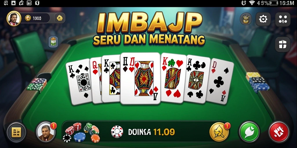 Tampilan gameplay IMBAJP yang menarik dan penuh warna.