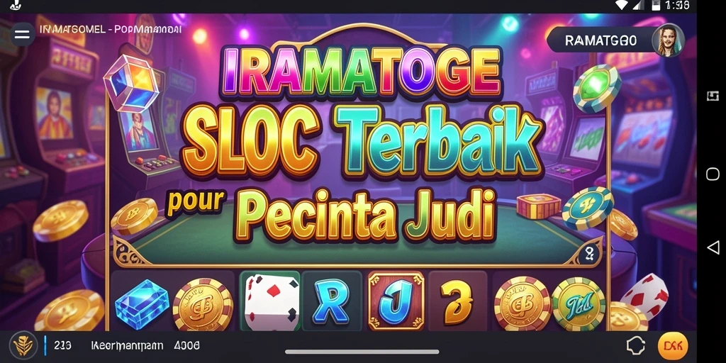 Screenshot gameplay IRAMATOGEL menampilkan mesin slot yang seru dan grafis menawan.