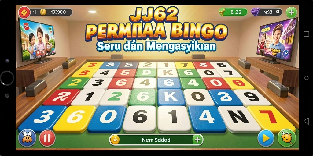 Tampilan gameplay Bingo yang seru dan interaktif di JJ62.