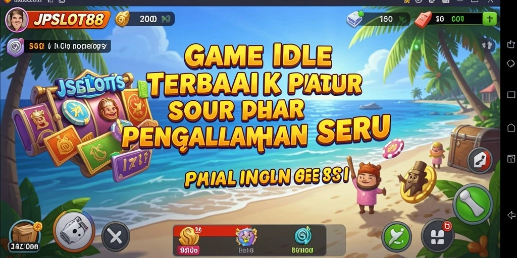 Tampilan gameplay JPSLOT88 yang menarik dengan animasi slot yang memukau.