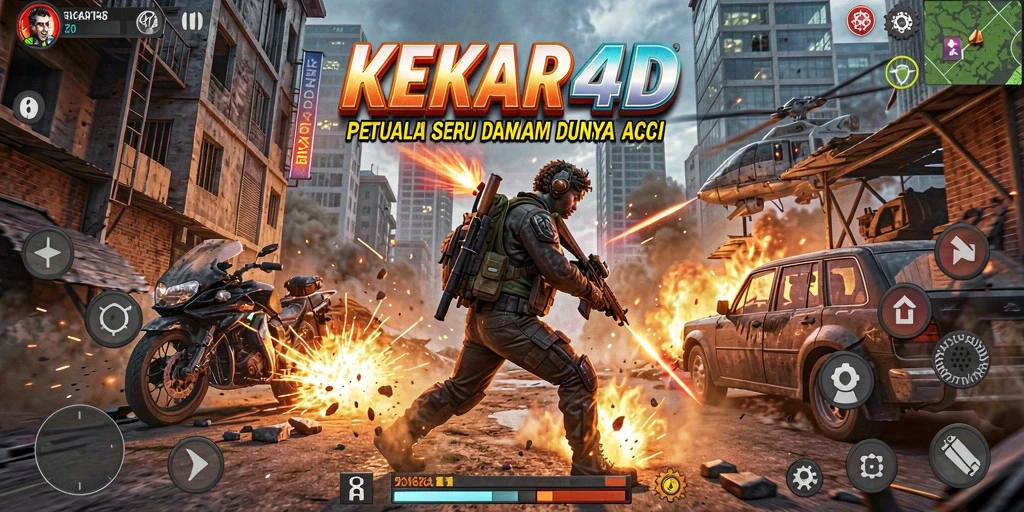 Tampilan gameplay KEKAR4D yang memukau dan aksi mendebarkan.