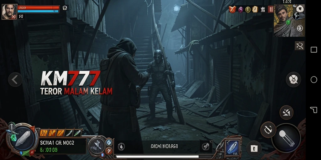 Gameplay menyeramkan dengan suasana mencekam yang intens.