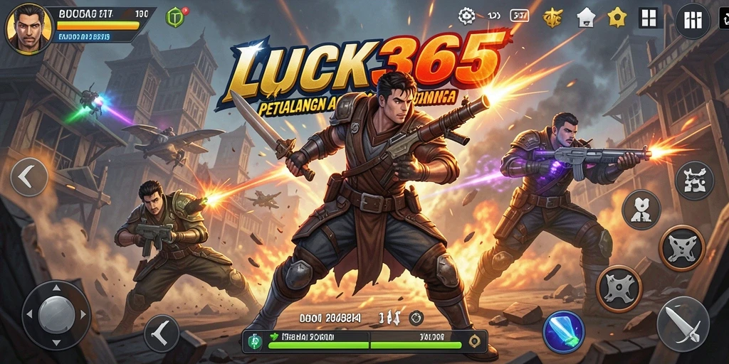 Tampilan utama gameplay LUCK365 yang mendebarkan.