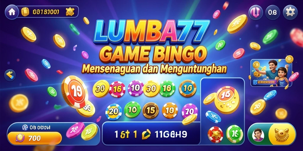 Tampilan gameplay Bingo yang seru dan interaktif di LUMBA77.