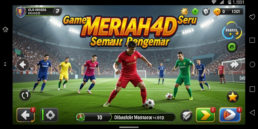 Tampilan gameplay seru dari <strong>MERIAH4D</strong> yang menunjukkan aksi olahraga.