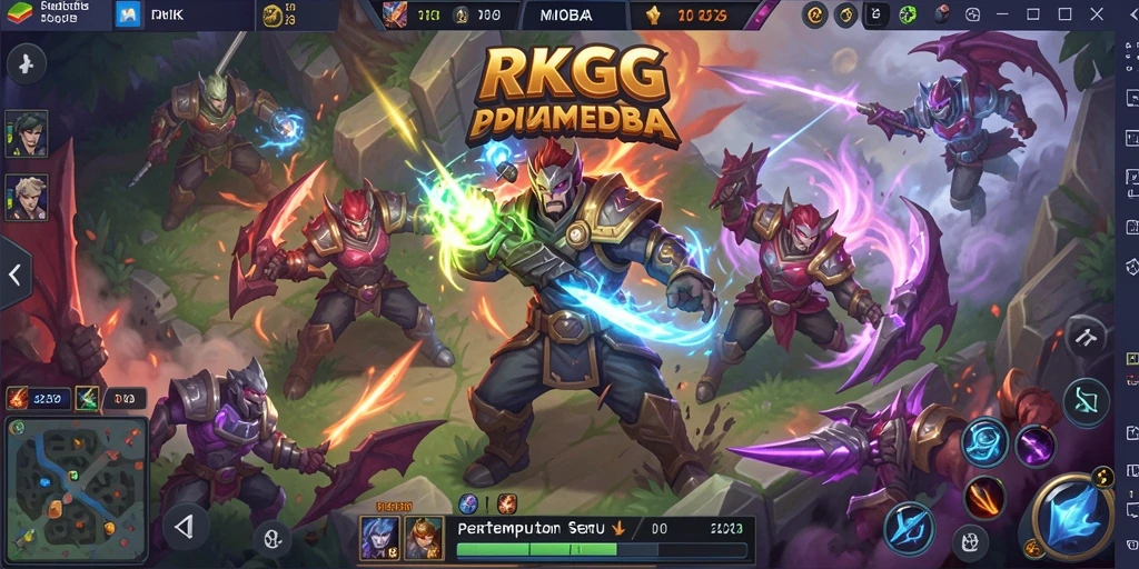 Tangkapan layar dari gameplay RKGG yang menampilkan seru dan strategis.