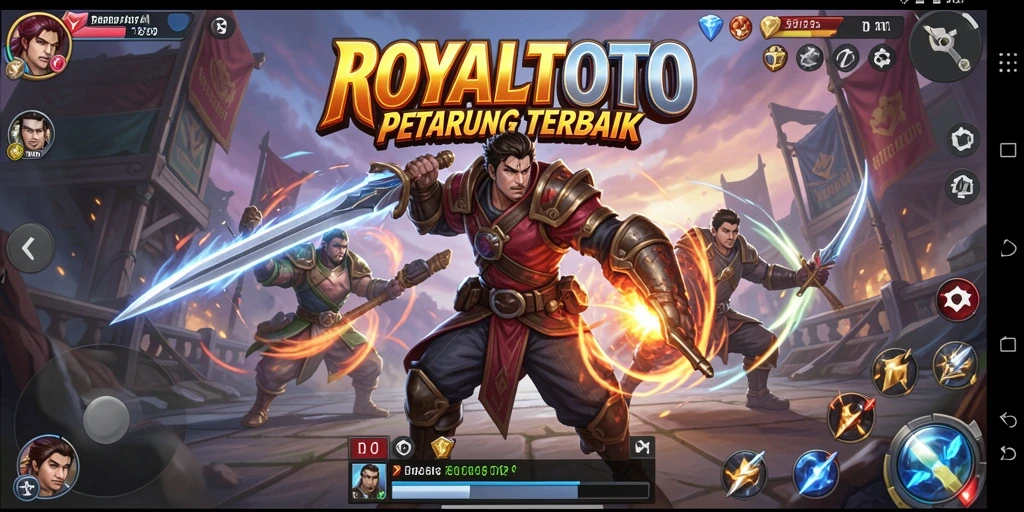 Tampilan karakter-karakter kuat dalam pertarungan di ROYALTOTO.