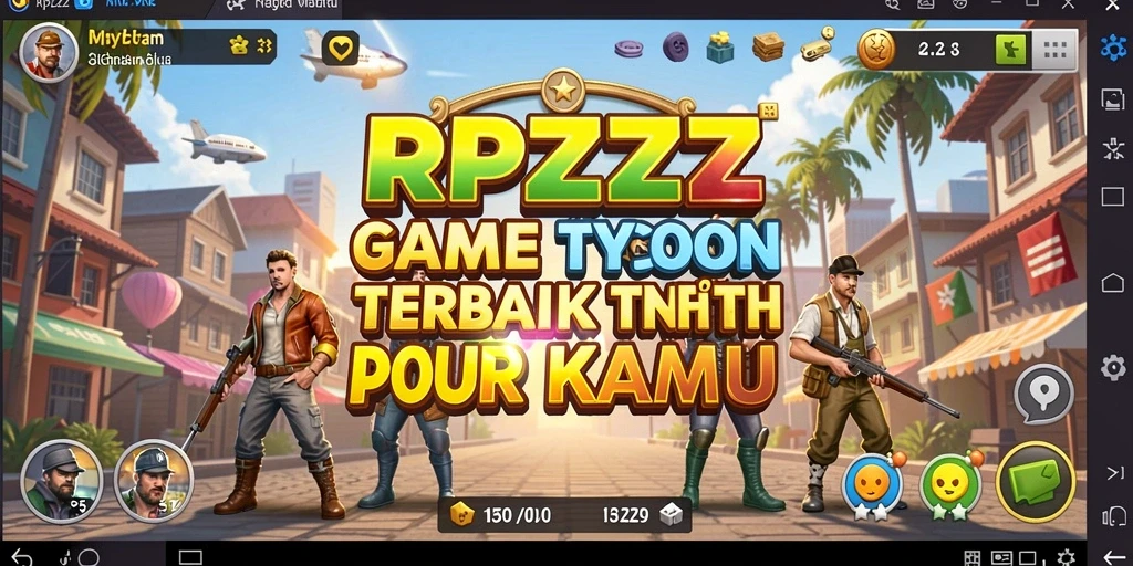 Gameplay Tycoon yang menarik dan mendebarkan.