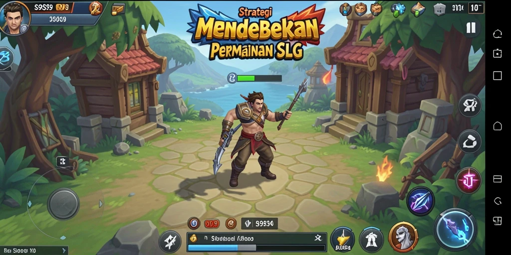 Tangkapan layar gameplay S9S9 menunjukkan aksi pertempuran strategi yang intens.