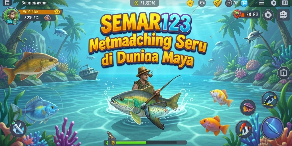 Tangkapan besar dan pemandangan indah dalam gameplay SEMAR123.