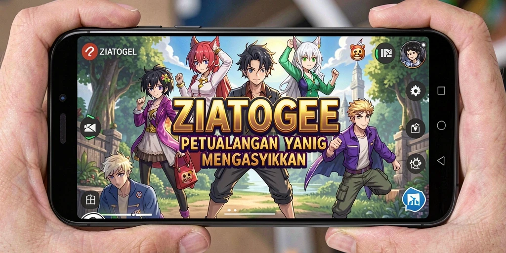 Screenshot menampilkan momen seru dalam gameplay ZIATOGEL.